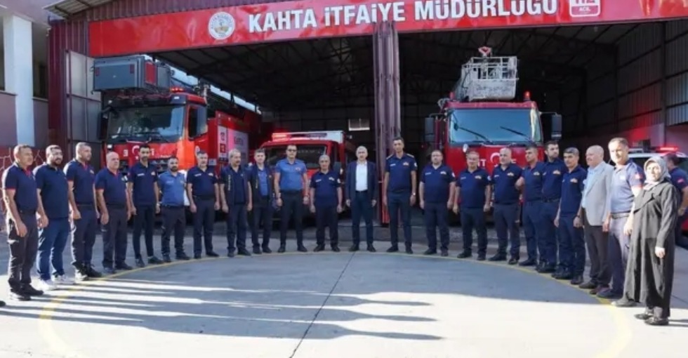 KAHTA'DA İTFAİYECİLER HAFTASI KUTLANDI